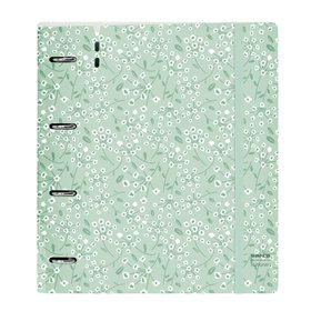 Ring binder Safta Light green flowers