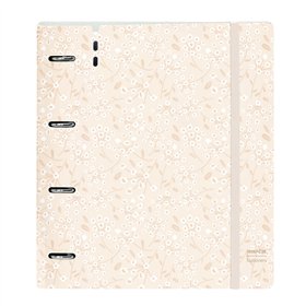 Ring binder Safta Light pink flowers