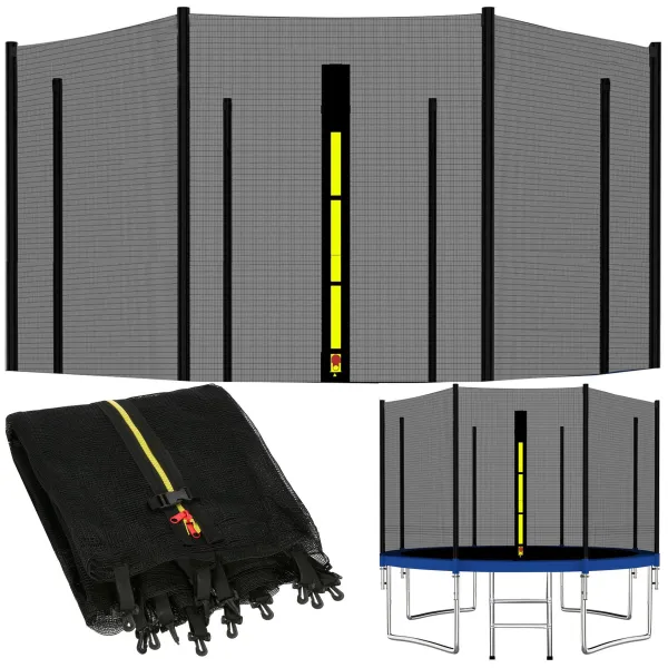 External trampoline safety net TSN-14FT 426 CM, 8 poles