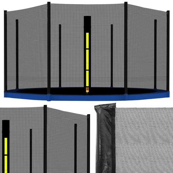 External trampoline safety net TSN-14FT 426 CM, 8 poles