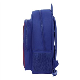School Bag F.C. Barcelona 24/25 Maroon Navy Blue 27 x 33 x 10 cm