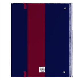 Ring binder F.C. Barcelona 24/25 Maroon Navy Blue 27 x 32 x 3.5 cm
