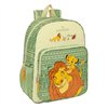 School Bag Mufasa Green Beige 33 x 42 x 14 cm