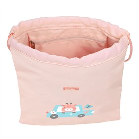 Backpack with Strings Safta Jirafa Coral 26 x 34 x 1 cm