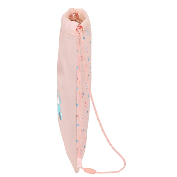 Backpack with Strings Safta Jirafa Coral 26 x 34 x 1 cm