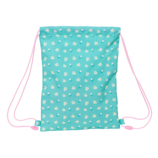 Backpack with Strings Peppa Pig Pretty flowers Yellow Mint 26 x 34 x 1 cm