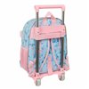 School Rucksack with Wheels Frozen Ice magic Blue 28 x 34 x 10 cm