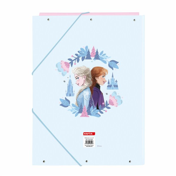 Ring binder Frozen Ice magic Blue A4 26 x 33.5 x 2.5 cm