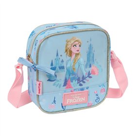 Shoulder Bag Frozen Ice magic Blue 16 x 18 x 4 cm