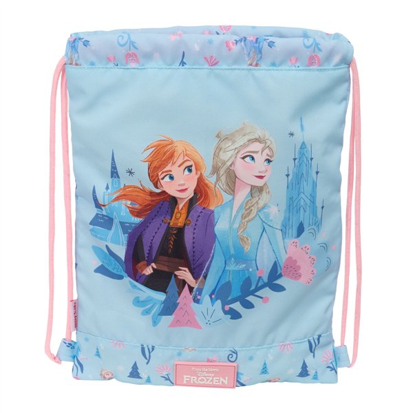Backpack with Strings Frozen Ice magic Blue 26 x 34 x 1 cm