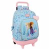 School Rucksack with Wheels Frozen Ice magic Blue 33 x 45 x 22 cm