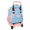 School Rucksack with Wheels Frozen Ice magic Blue 33 x 45 x 22 cm