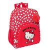 School Bag Hello Kitty Iconic White Red 33 x 42 x 14 cm