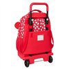School Rucksack with Wheels Hello Kitty Iconic White Red 33 x 45 x 22 cm