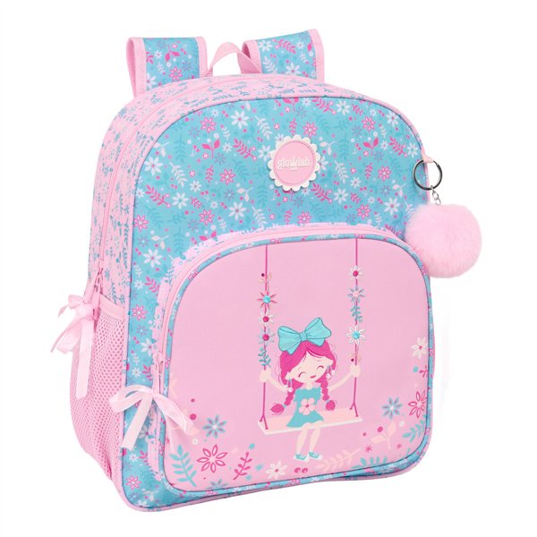 School Bag Glow Lab Swing Multicolour 32 x 38 x 12 cm