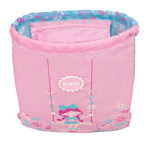 Backpack with Strings Glow Lab Swing Multicolour 26 x 34 x 1 cm