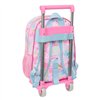 School Rucksack with Wheels Barbie Painterly Pink Sky blue 26 x 11 x 67 cm 26 x 34 x 11 cm