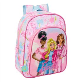 School Bag Barbie Painterly Pink Sky blue 26 x 34 x 11 cm