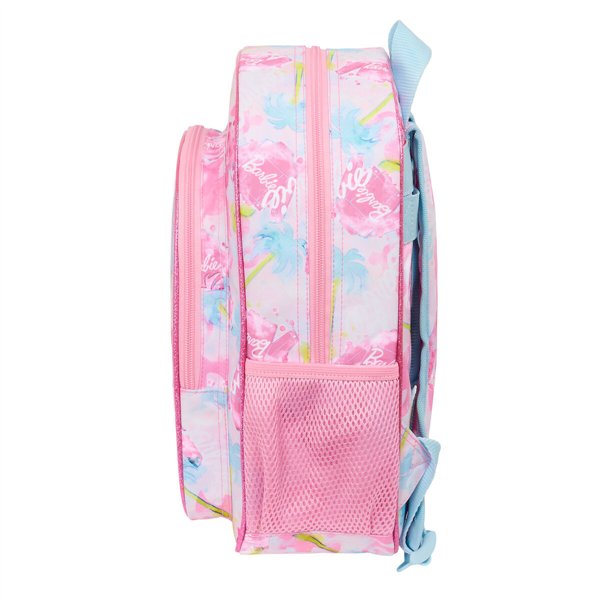 School Bag Barbie Painterly Pink Sky blue 26 x 34 x 11 cm