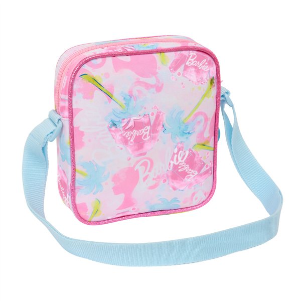 Shoulder Bag Barbie Painterly Pink Sky blue 16 x 18 x 4 cm