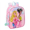 School Bag Barbie Painterly Pink Sky blue 22 x 27 x 10 cm