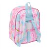 School Bag Barbie Painterly Pink Sky blue 22 x 27 x 10 cm