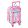 School Rucksack with Wheels Barbie Painterly Pink Sky blue 22 x 27 x 10 cm