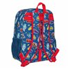 School Bag Cars Racing Navy Blue 33 x 42 x 14 cm