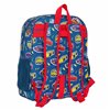School Bag Cars Racing Navy Blue 32 x 38 x 12 cm