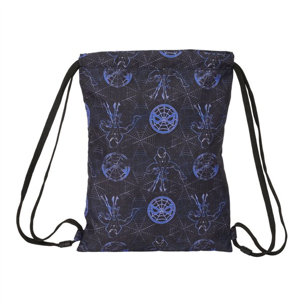 Backpack with Strings Spider-Man Attack Black 26 x 34 x 1 cm