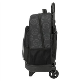 School Rucksack with Wheels Star Wars Rebellion Black 33 x 45 x 22 cm