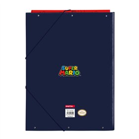 Ring binder Super Mario Trick Red Dark blue A4 26 x 33.5 x 2.5 cm
