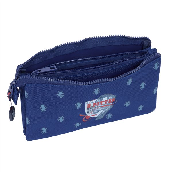 Triple Carry-all Harry Potter Captain Navy Blue 22 x 12 x 3 cm