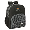 School Bag One Piece Pirates Black 32 x 38 x 12 cm