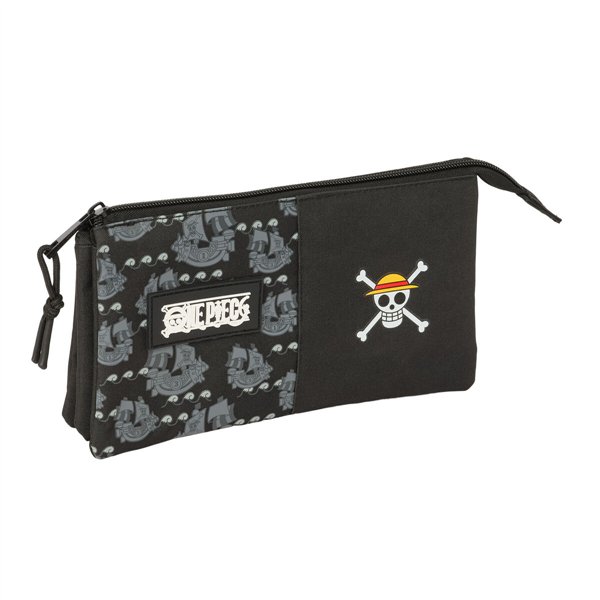 Holdall One Piece Pirates Black 22 x 12 x 3 cm