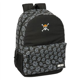 School Bag One Piece Pirates Black 30 x 46 x 14 cm