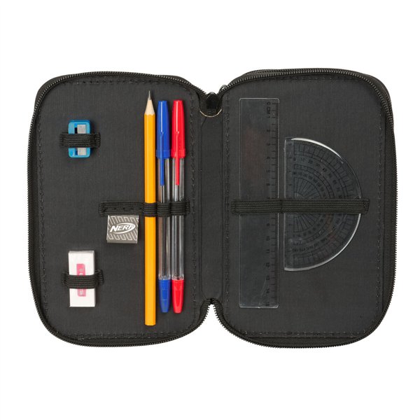 Holdall Nerf Game Black 12,5 x 19,5 x 5,5 cm 37 Pieces