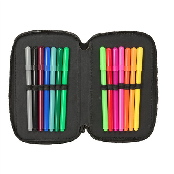 Holdall Nerf Game Black 12,5 x 19,5 x 5,5 cm 37 Pieces