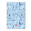 Notebook Snoopy Love Blue A4 80 Sheets