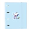 Ring binder Snoopy Love Blue 27 x 32 x 3.5 cm