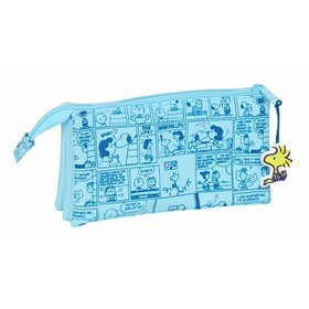 Holdall Snoopy Love Light Blue 22 x 12 x 3 cm