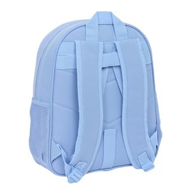 School Bag Smiley Joyful Blue Multicolour 32 x 38 x 12 cm