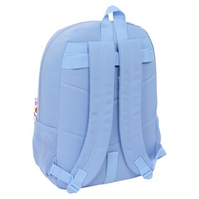 School Bag Smiley Joyful Blue Multicolour 30 x 46 x 14 cm
