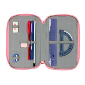 School Case with Accessories Moos Passion Multicolour 12,5 x 19,5 x 5,5 cm 37 Pieces