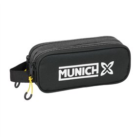 Double Carry-all Munich Topo Black 21 x 8 x 6 cm