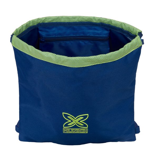 Backpack with Strings Munich North Navy Blue 35 x 40 x 1 cm