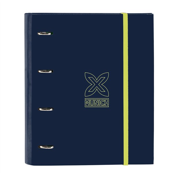 Ring binder Munich North Navy Blue 27 x 32 x 3.5 cm