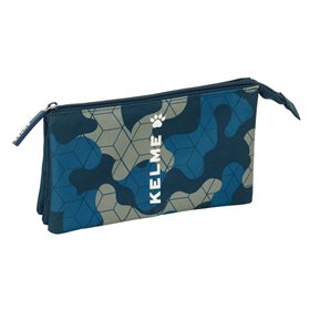 Triple Carry-all Kelme Epic Navy Blue 22 x 12 x 3 cm