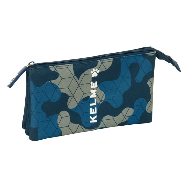 Triple Carry-all Kelme Epic Navy Blue 22 x 12 x 3 cm