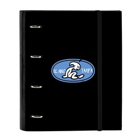 Ring binder El Niño Roller Blue Black 27 x 32 x 3.5 cm